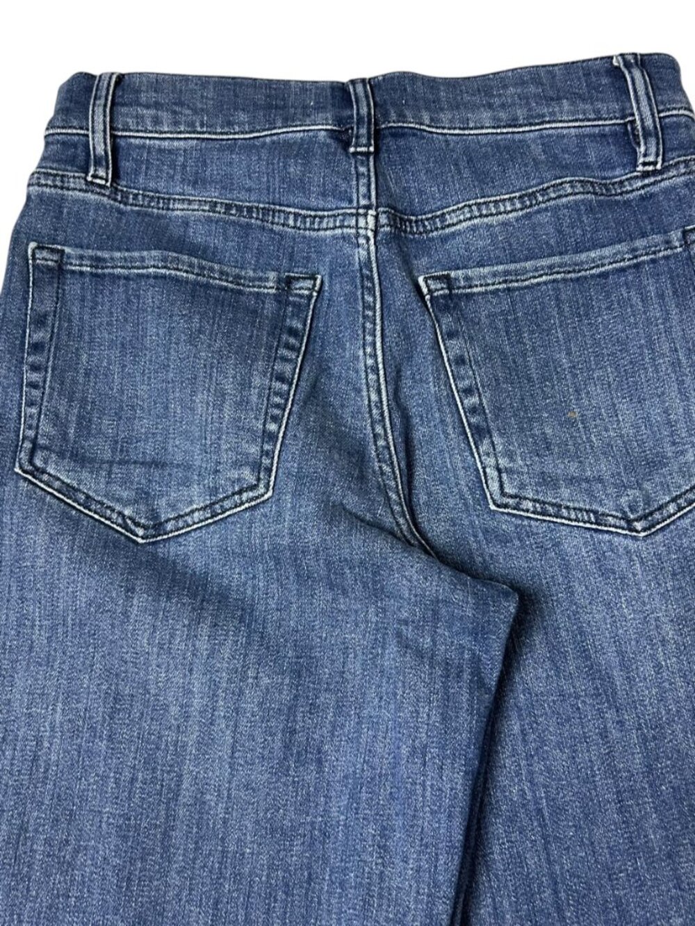 Frame Le Slim Palazzo High-Rise Wide Leg Medium Wash Jeans Size 26 - Picture 4 of 5